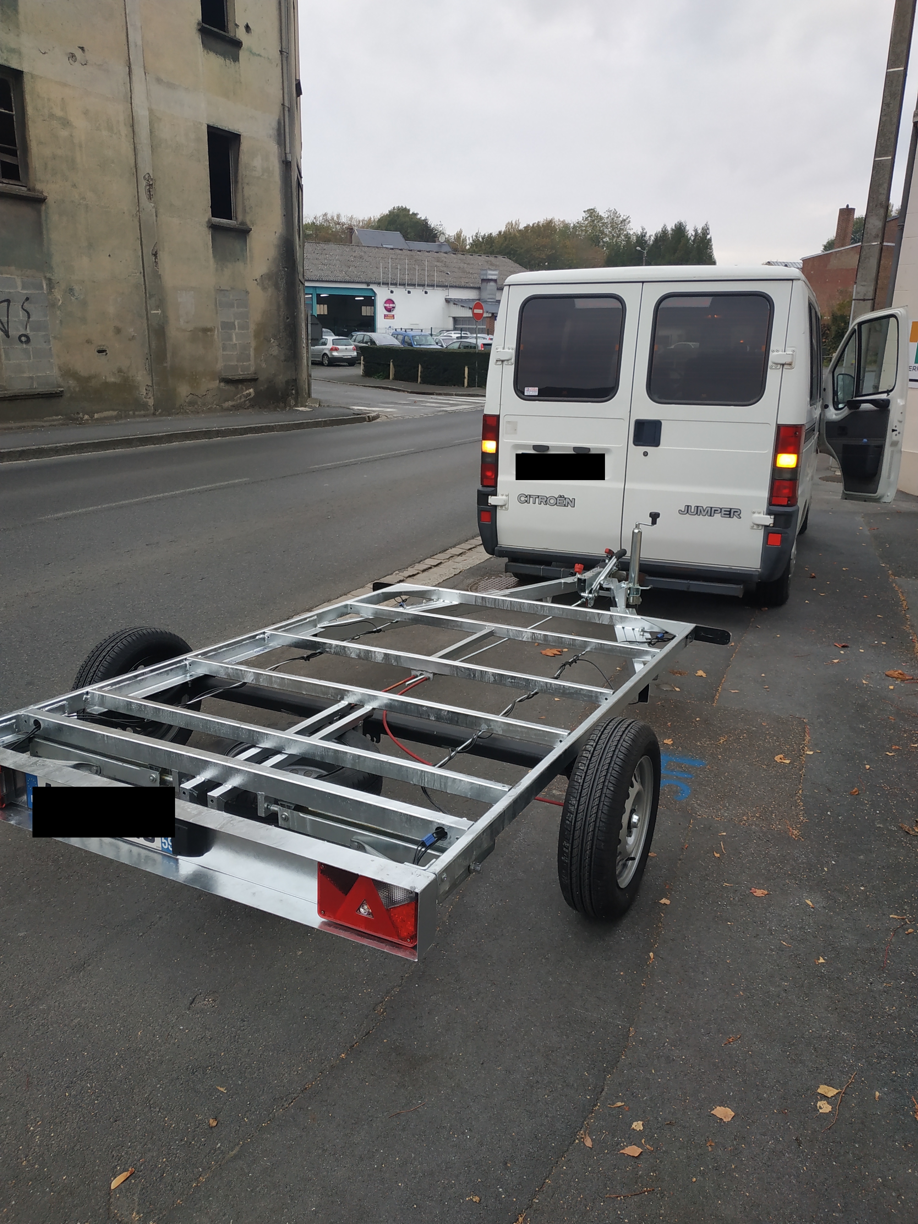 Remorque chassis nu 250&#215;150 NEUVE