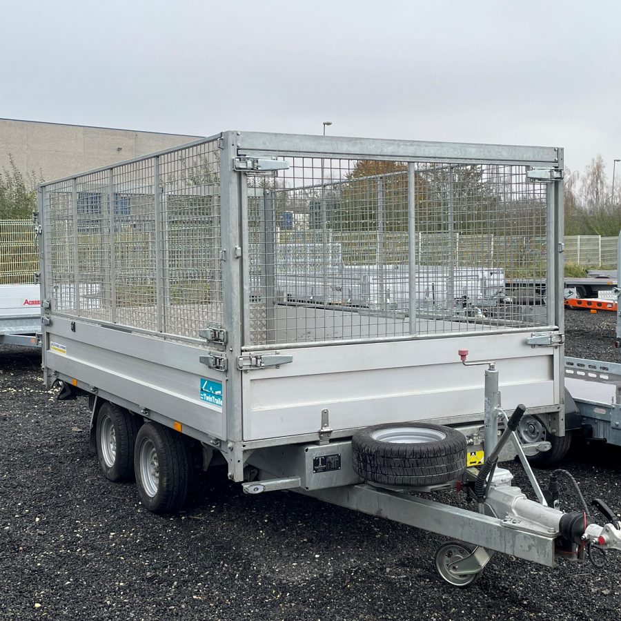 Remorque porte engin twin trailer tt35-35