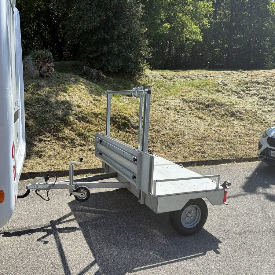 Remorque transversale scooter moto