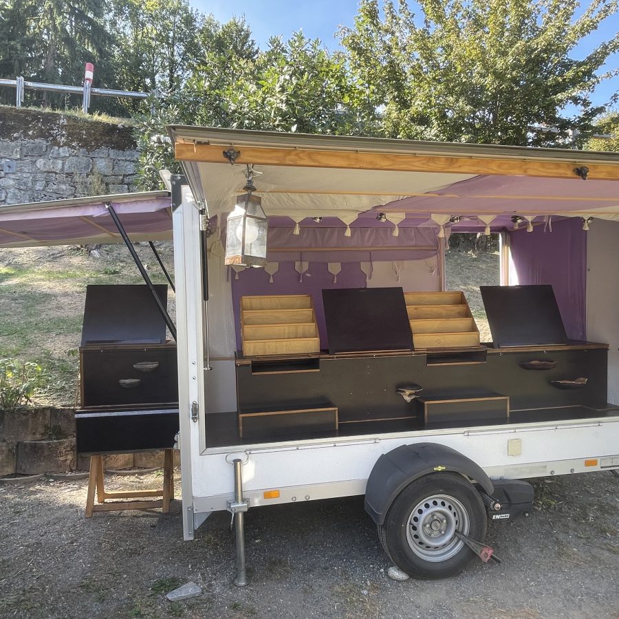 remorque commerçante HUMBAUR