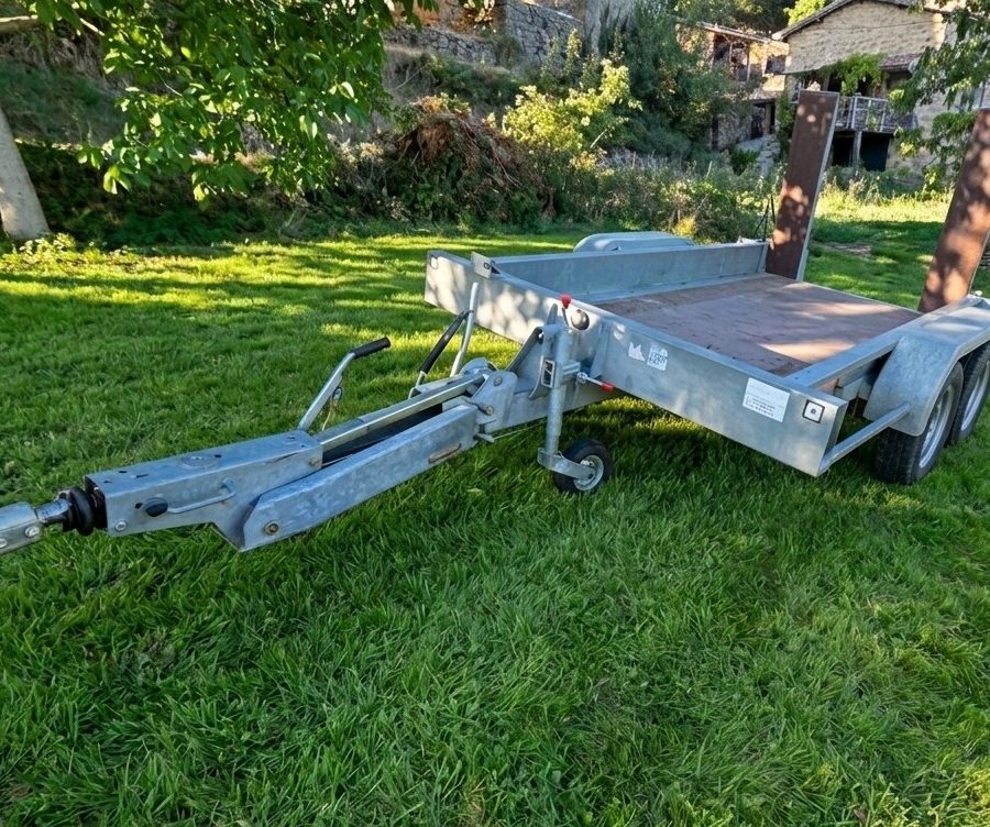 Remorque Plateau RSA 3,5T – Spéciale Mini-Pelle / Porte-Engins